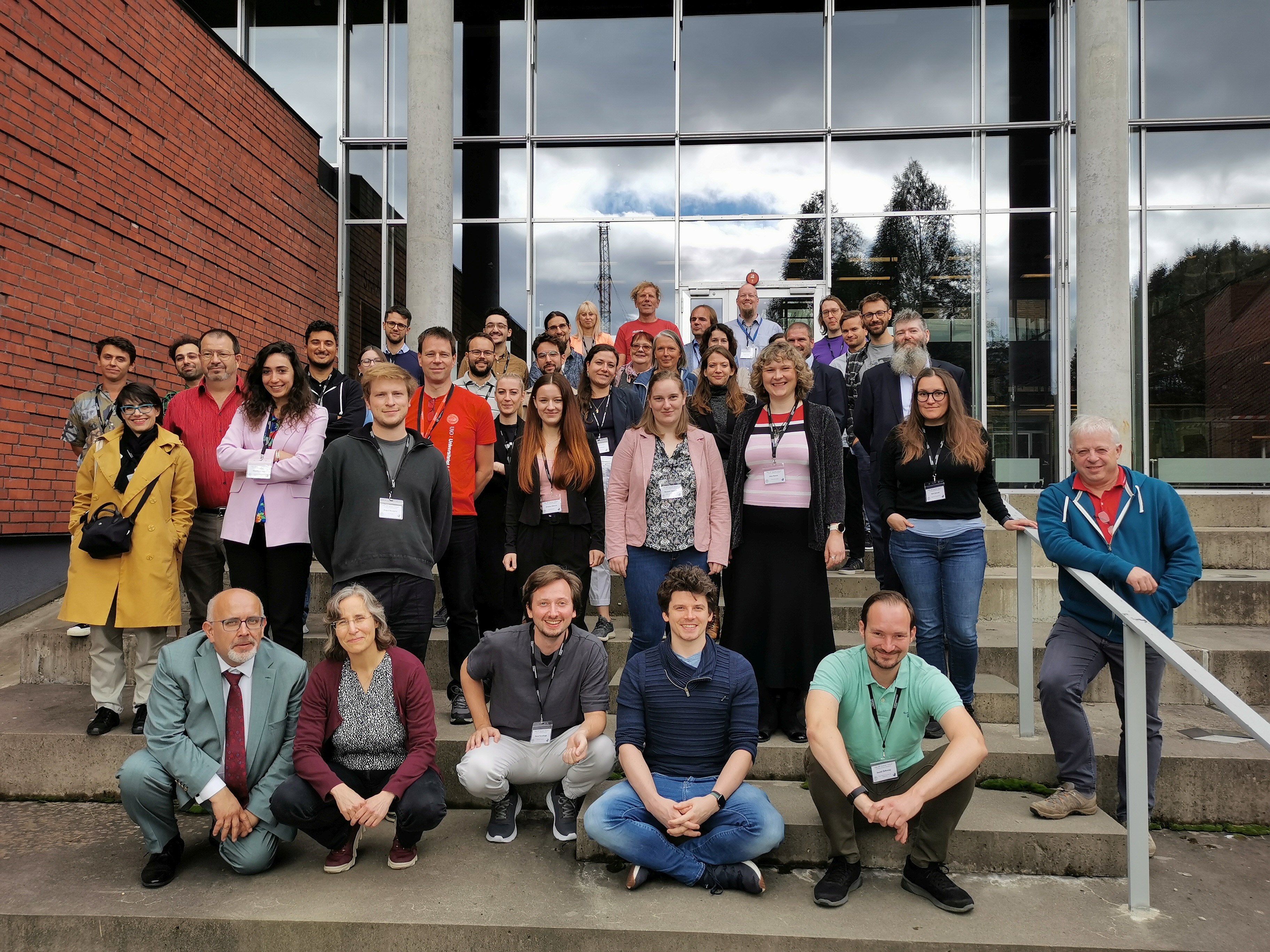 Photo showing the group of participants of the IFIP summer school of 2023